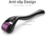 1mm 540 Microneedle Derma Roller – Beard & Hair Growth Stimulator, Facial Skin Care Tool for Anti-Aging & Collagen Boost