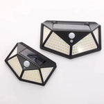 100 LED Solar Wall Light – Outdoor Motion Sensor Street Lamp for Garden & Home