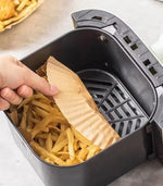 100 Pcs Disposable Air Fryer Paper Liners – Non-Stick, Oil-Proof