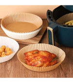 100 Pcs Disposable Air Fryer Paper Liners – Non-Stick, Oil-Proof