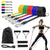 11 Piece Resistance Bands Set with Ankle Straps &amp; Chest Expander