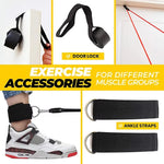 11 Piece Resistance Bands Set with Ankle Straps &amp; Chest Expander