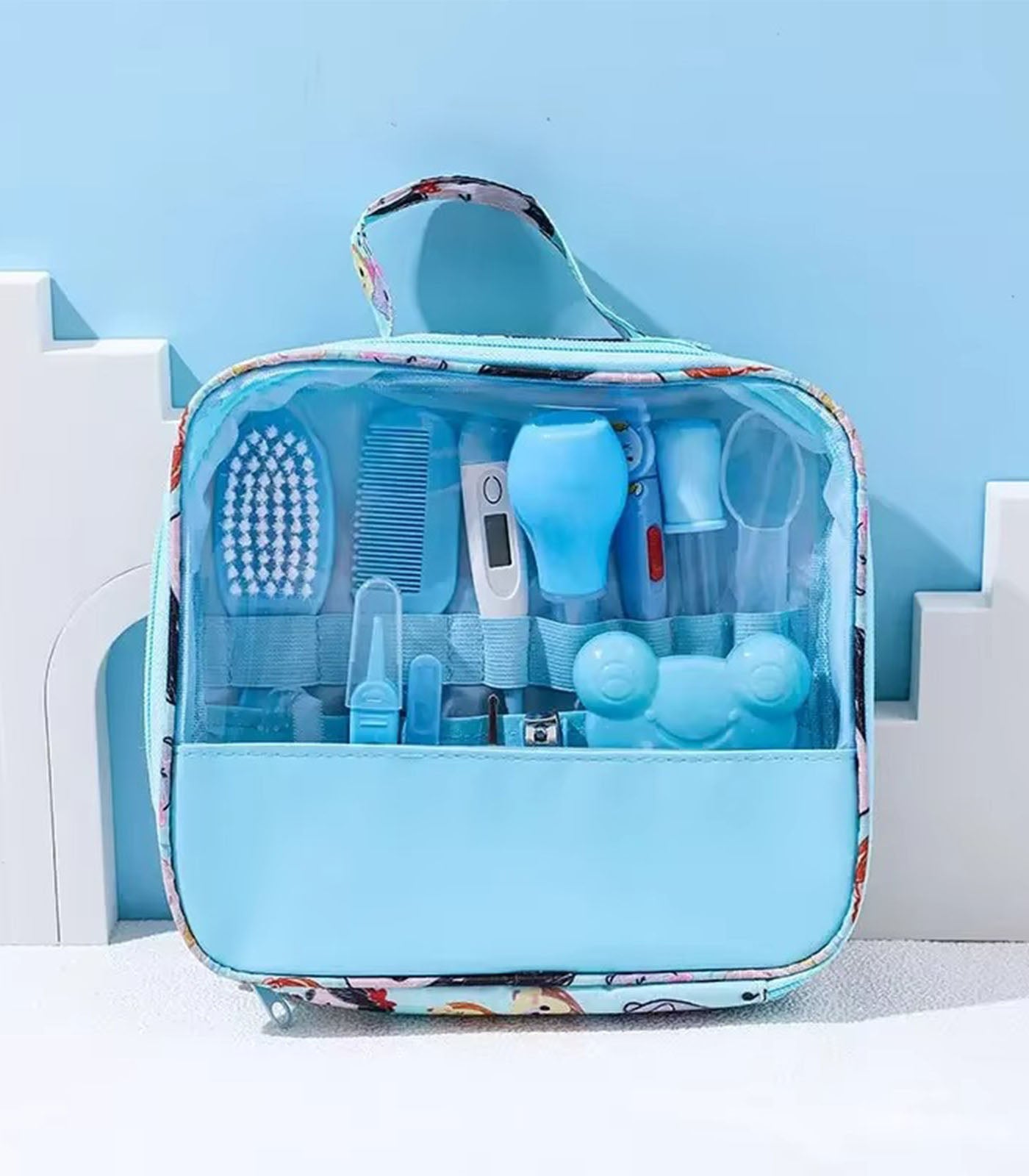 13-Piece Baby Grooming & Healthcare Kit – Newborn Nail, Hair & Care Set with Thermometer, Brush & More