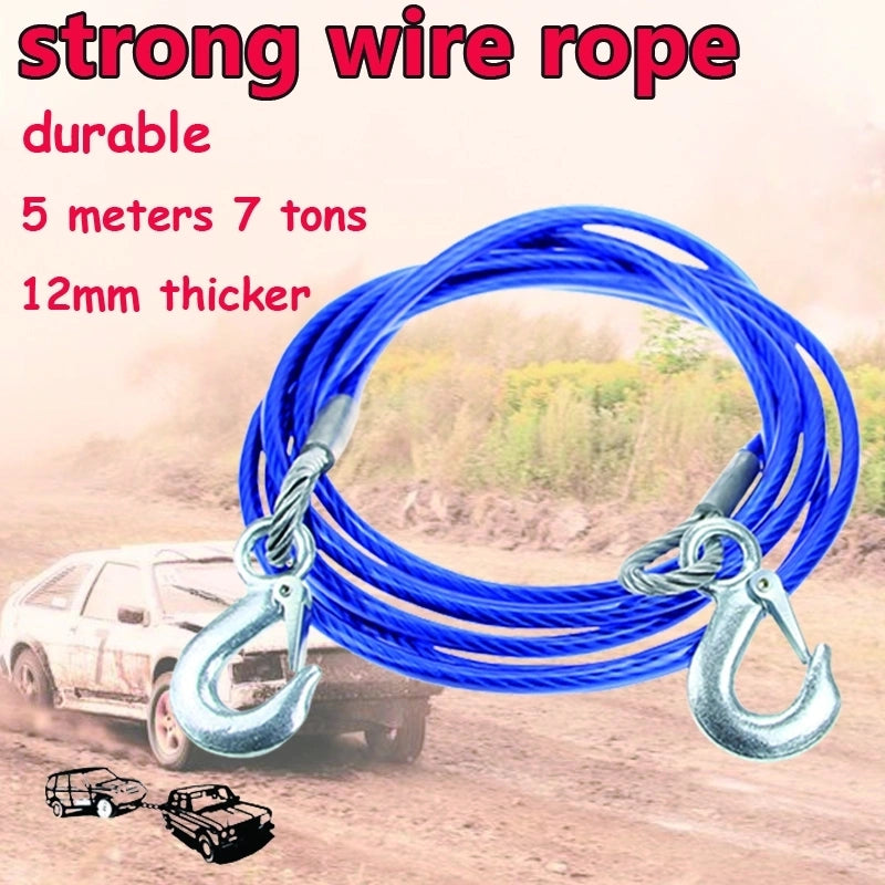 5M 7 Ton Heavy Duty Vehicle Towing Rope