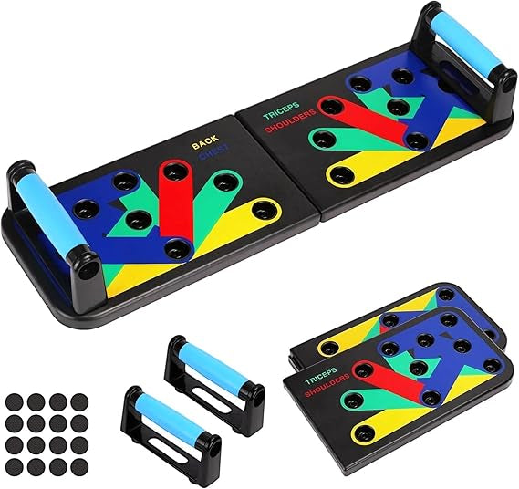Foldable Push Up Board – Full Body Workout & Fitness Equipment for Home Gym, Men & Women