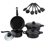 13 Piece Camping Cookware Set – Premium Non-Stick Cast Iron Pots & Pans for Outdoor Cooking