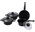 13 Piece Camping Cookware Set – Premium Non-Stick Cast Iron Pots & Pans for Outdoor Cooking