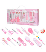 14-Piece Newborn Nursery Care Set – Baby Healthcare & Grooming Kit with Toothbrush, Thermometer, Nail Clipper & More