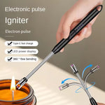 Rechargeable USB Arc Lighter – Windproof Electric Plasma Lighter for Kitchen, BBQ & Candles