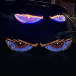 USB Dynamic Devil Eyes Light – Flexible LED Car Windshield Display for Cars & Trucks
