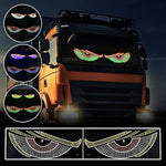 USB Dynamic Devil Eyes Light – Flexible LED Car Windshield Display for Cars & Trucks