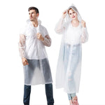 Unisex Rain Coat for Adults – Foldable Waterproof Hooded Raincoat for Men & Women, Hiking & Travel