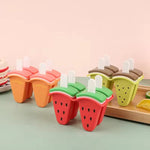Watermelon Shape Ice Cream Mold with Cover – DIY Popsicle Maker for Homemade Ice Cream