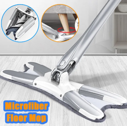 Flat Mop with X Type Handle