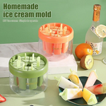8 Hole Ice Cream Maker with Ice Storage Box – DIY Popsicle Mold for Home & Kitchen
