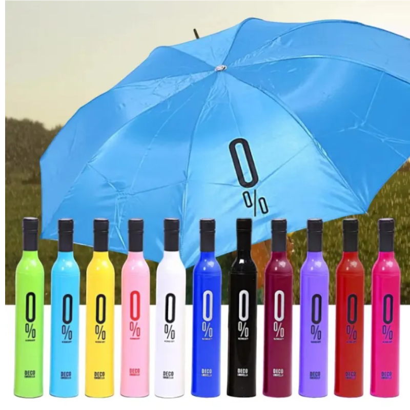 Folding Travel Umbrella – UV Protection, Waterproof & Wind-Resistant Sun & Rain Umbrella