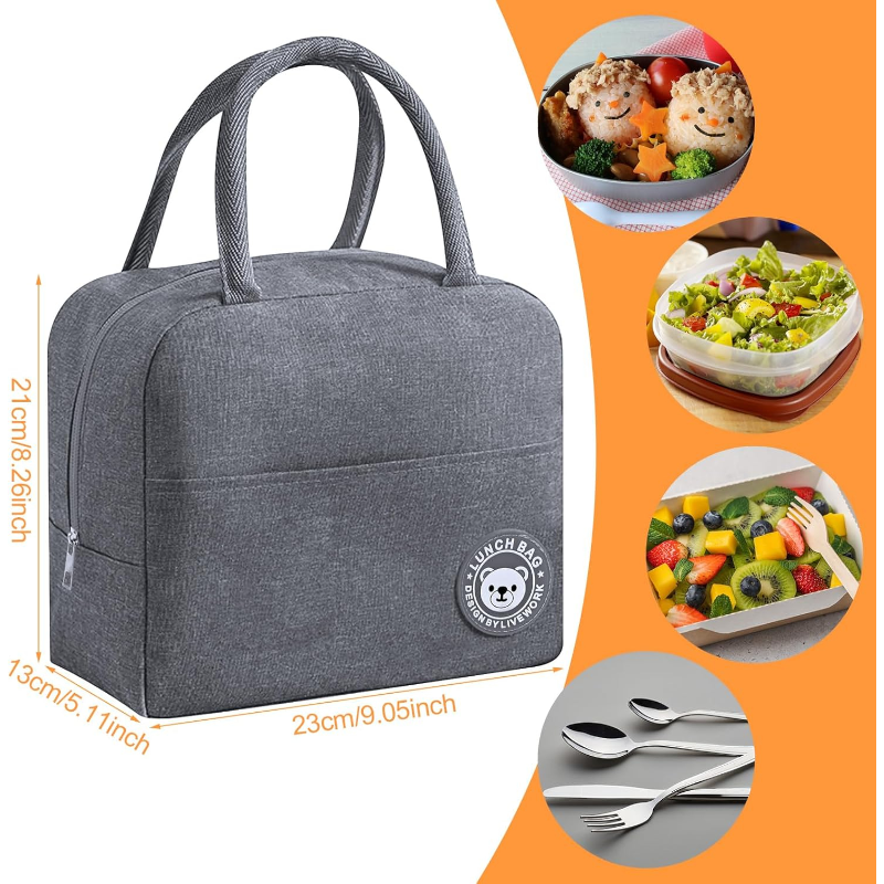 Mini Lunch Bag – Foldable Thermal Cool Bag for Picnic, School & Office