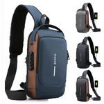 Multifunction USB Charging Sling Bag – Anti-Theft Crossbody Bag for Travel, Gym & Outdoor