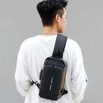 Multifunction USB Charging Sling Bag – Anti-Theft Crossbody Bag for Travel, Gym & Outdoor