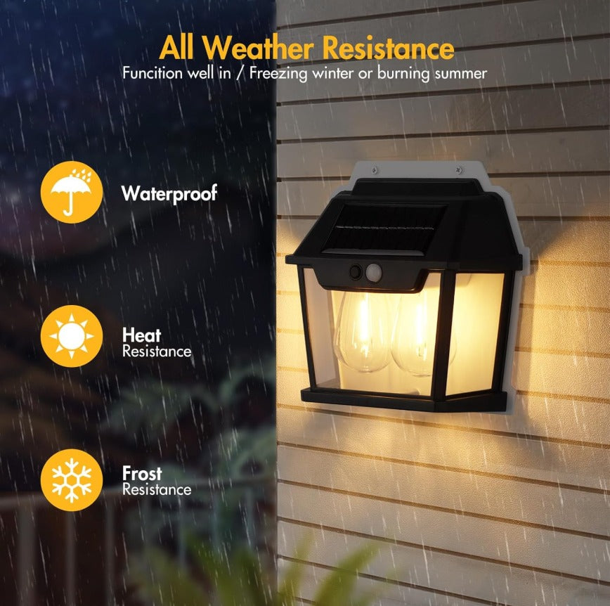 Kinsach Double Solar LED Wall Light