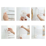 5-in-1 Multifunctional Rotating Towel Holder with Hooks – Wall Mounted Space Saver