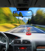 Solar Powered Car Air Freshener – Rotating Ball with Electroplating, No Fading Car Ornament with Spring