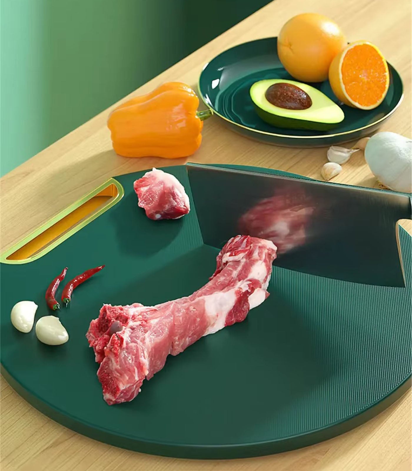 35cm Mildew Proof &amp; Antibacterial Cutting Board – Non Stick, Durable Kitchen Stand for Easy Organization