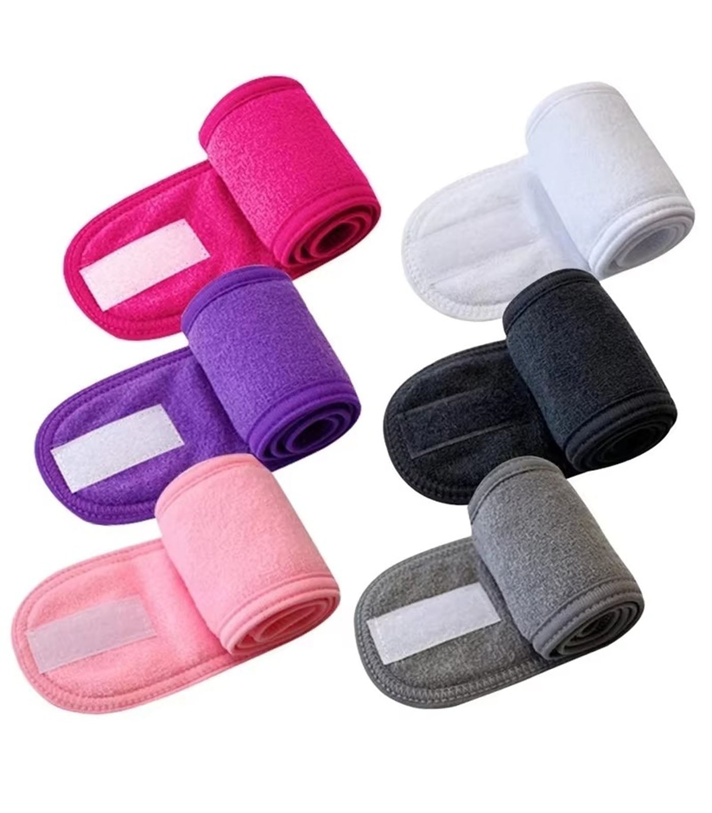Soft Toweling Hair Headband – Adjustable Spa & Facial Band for Women