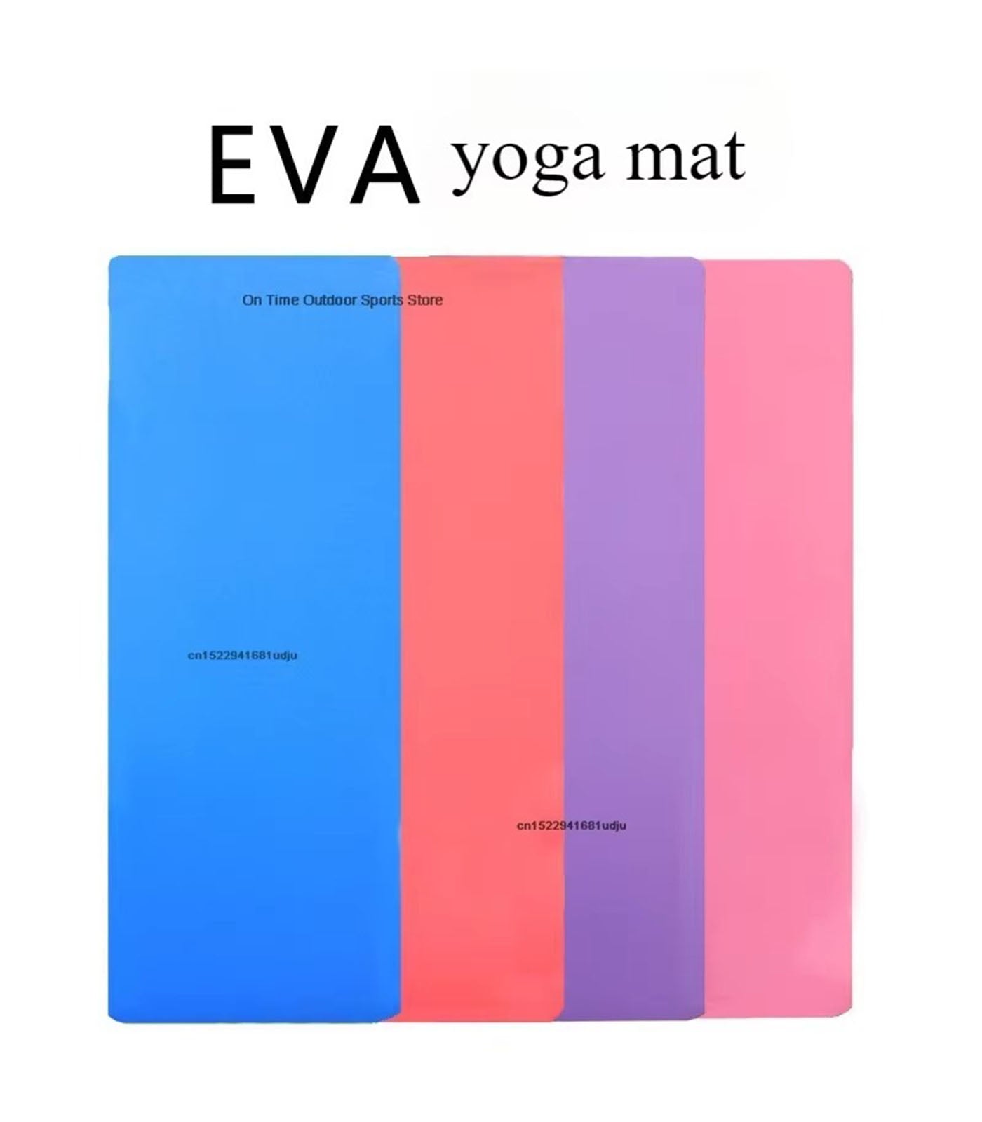 Thick Non-Slip EVA Yoga Mat – Comfort Foam Fitness Mat for Exercise, Pilates, Yoga & Gymnastics