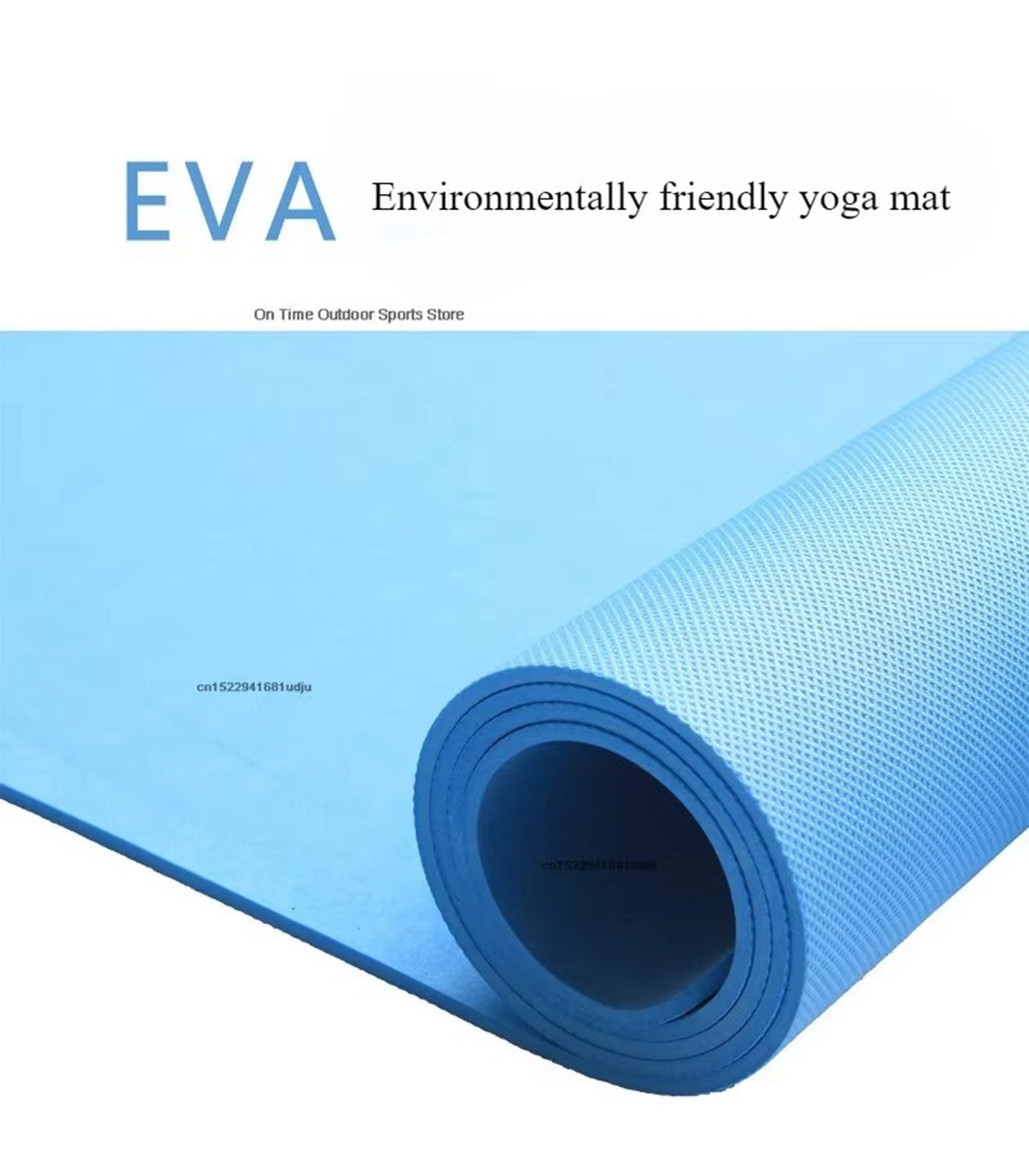 Thick Non-Slip EVA Yoga Mat – Comfort Foam Fitness Mat for Exercise, Pilates, Yoga & Gymnastics