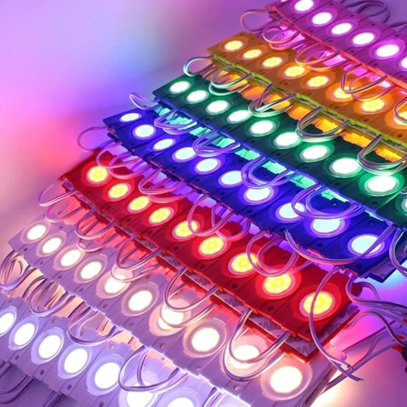 10 - Pack COB LED Module Lights 12V - Super Bright IP65 Waterproof for Signage &amp; Decor