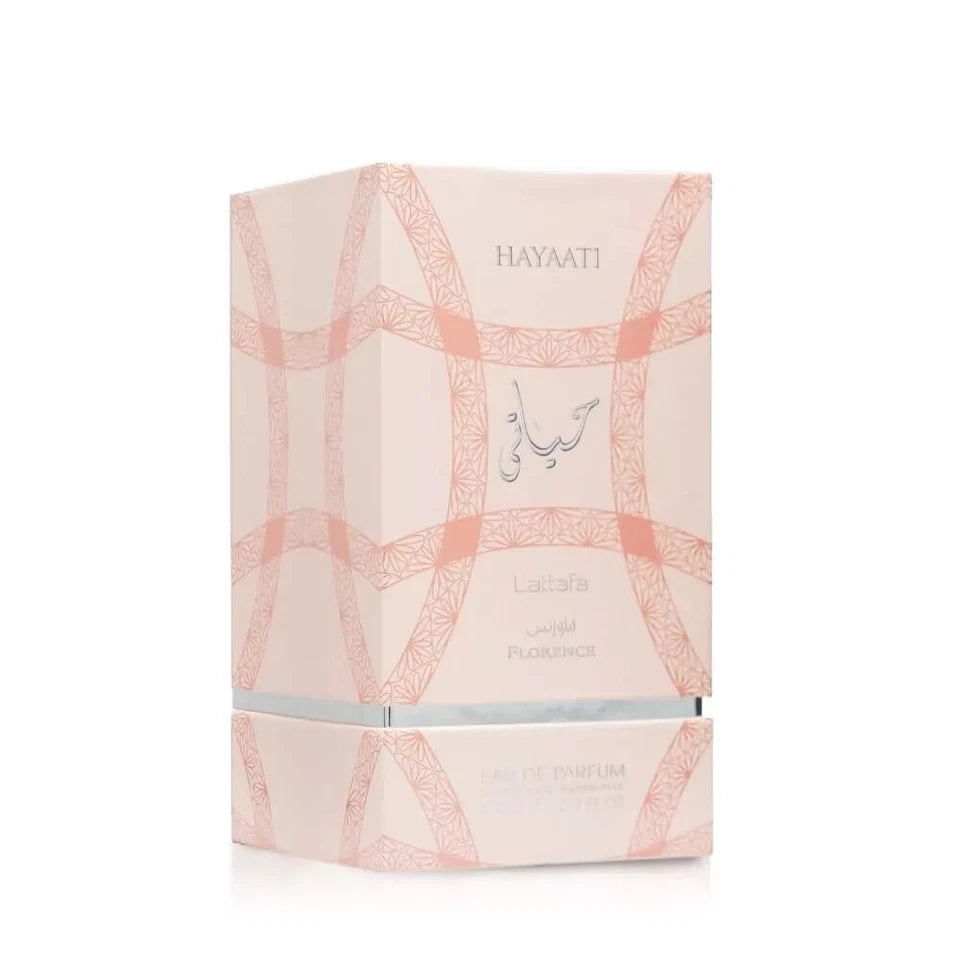 Lattafa Hayati Florence Eau de Parfum 100ml – Long- lasting Floral Perfume Spray for Women