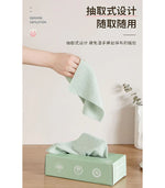 20Pcs Extractable Disposable Cleaning Cloths – Household Kitchen Absorbent Non-Shedding, Non-Oily Microfiber Paper