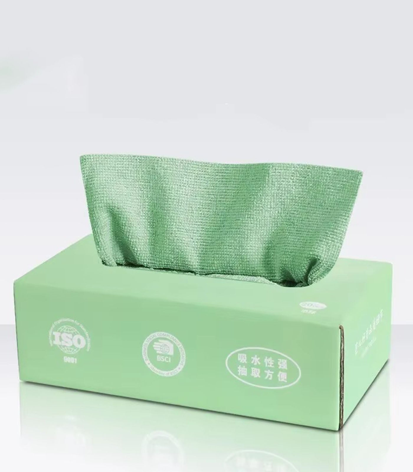 20Pcs Extractable Disposable Cleaning Cloths – Household Kitchen Absorbent Non-Shedding, Non-Oily Microfiber Paper