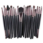 20 Piece Eye Makeup Brush Set with Soft Bristles, Beauty Tools, and a Free Eyeliner Brush