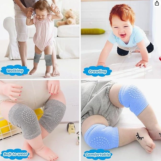 Baby Crawling Knee Pads | Anti-Slip Knee Protectors for Crawling & First Steps (1 Pair)