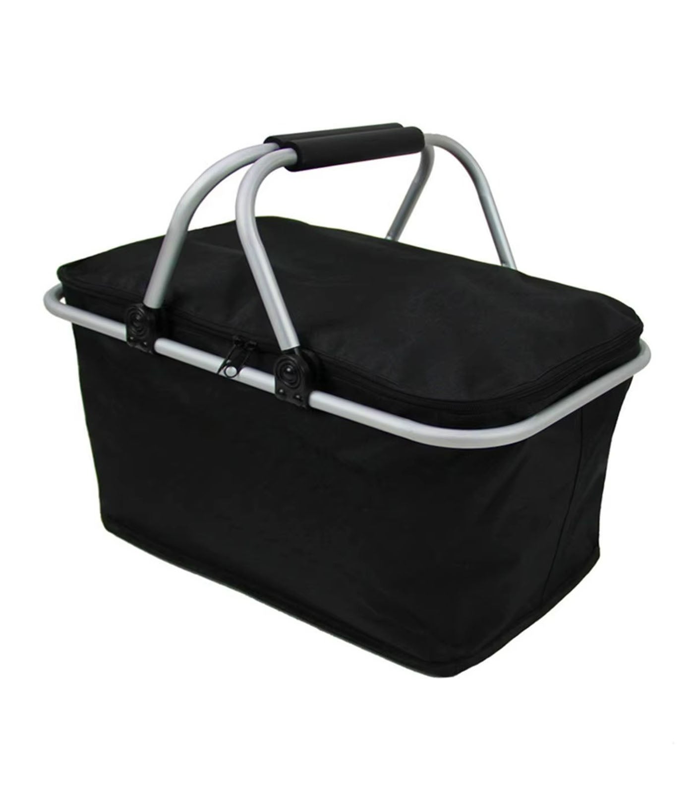 30L Car Oxford Outdoor Picnic Insulation Basket – Folding Food Delivery &amp; Shopping Trunk Storage
