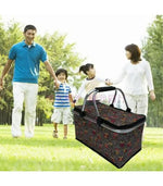 30L Car Oxford Outdoor Picnic Insulation Basket – Folding Food Delivery &amp; Shopping Trunk Storage