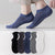 5 Pairs Men’s Invisible Mesh Socks with Anti-Slip Silicone Grip