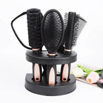 5-Piece Hair Comb Set with Mirror – Air Cushion Massage Comb, Curly Hair Fluffy Brush for Women & Girls