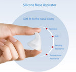 Electric Baby Nasal Aspirator – USB Rechargeable Nose Cleaner with 2 Suction Levels