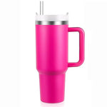 1200ml Stainless Steel Insulated Tumbler – Bingba / Stanley Thermal Cup with Handle & Straw