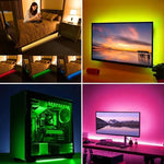 5M USB RGB LED Strip Light with Remote - TV Backlight, Gaming Room, Party
