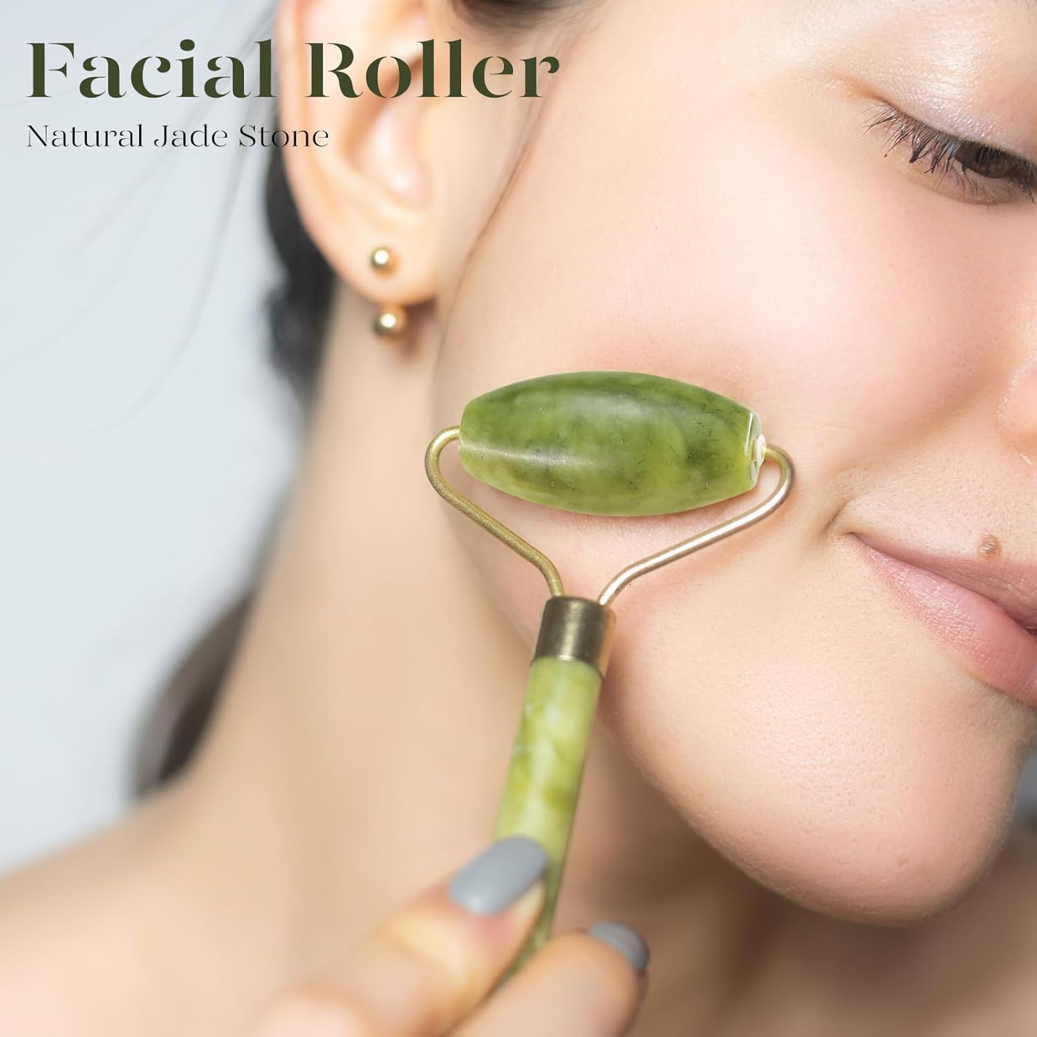 Jade Gua Sha Scraper – Facial & Neck Massage Tool