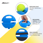 BoldFit Tennis Rebound Trainer Ball Set – Solo Practice Training Equipment for Kids & Adults