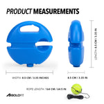 BoldFit Tennis Rebound Trainer Ball Set – Solo Practice Training Equipment for Kids & Adults