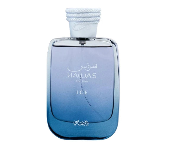 Rasasi Hawas Ice Eau de Parfum for Men – Fresh Aromatic Long-Lasting Fragrance
