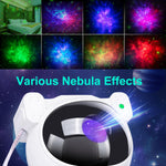 Astronaut Star Projector Galaxy Night Light – LED Nebula & Star Ceiling Lamp with Remote | Bedroom Décor & Gift