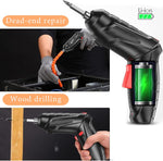 Cordless Electric Screwdriver Drill Set