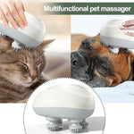 Head Massager with Red Light Therapy – Waterproof Scalp Care & Relaxation Device